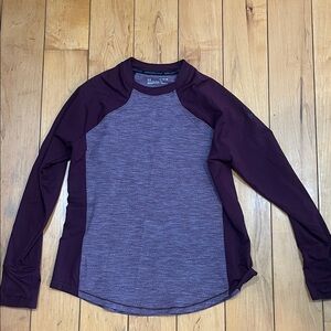 Under Armour Women's Long Sleeve Top - Purple and Gray